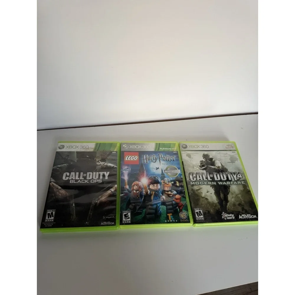 Xbox 360 Game Bundle Call of Duty Black Ops MW4 + LEGO Harry Potter Tested
